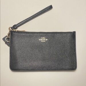 Coach Black Wristlet